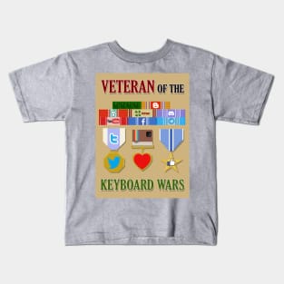 Veteran of the Keyboard Wars Kids T-Shirt